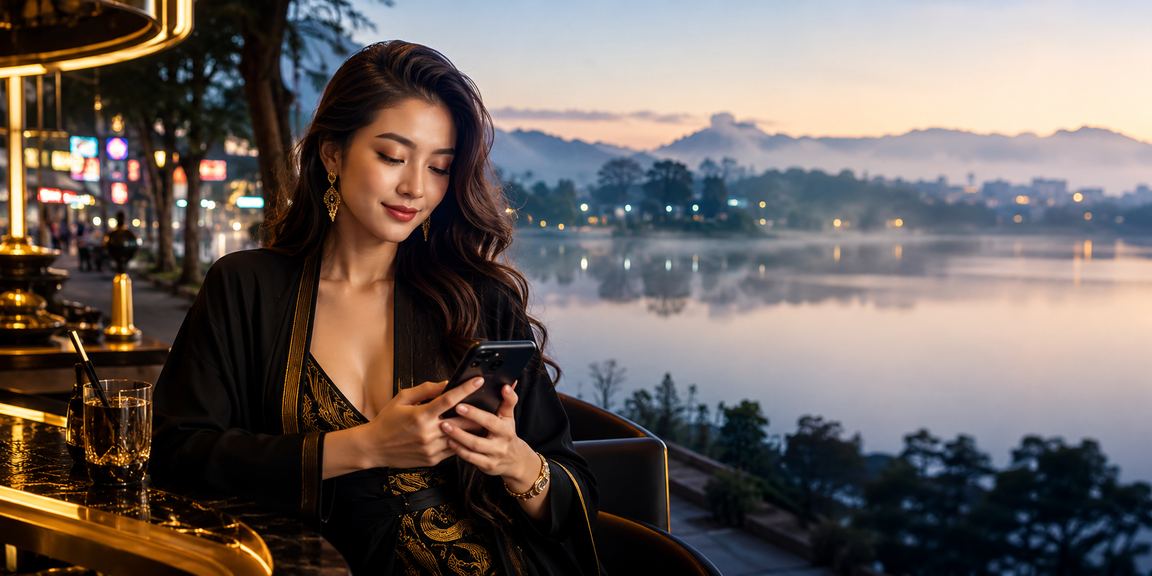 Người chơi tại Đà Lạt xem giải esports và đặt cược thể thao trên điện thoại